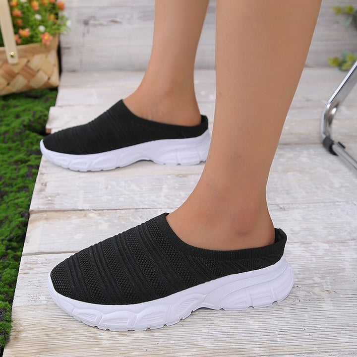 Malani - Moderne Damen-Slipper-Sneaker mit Keilabsatz