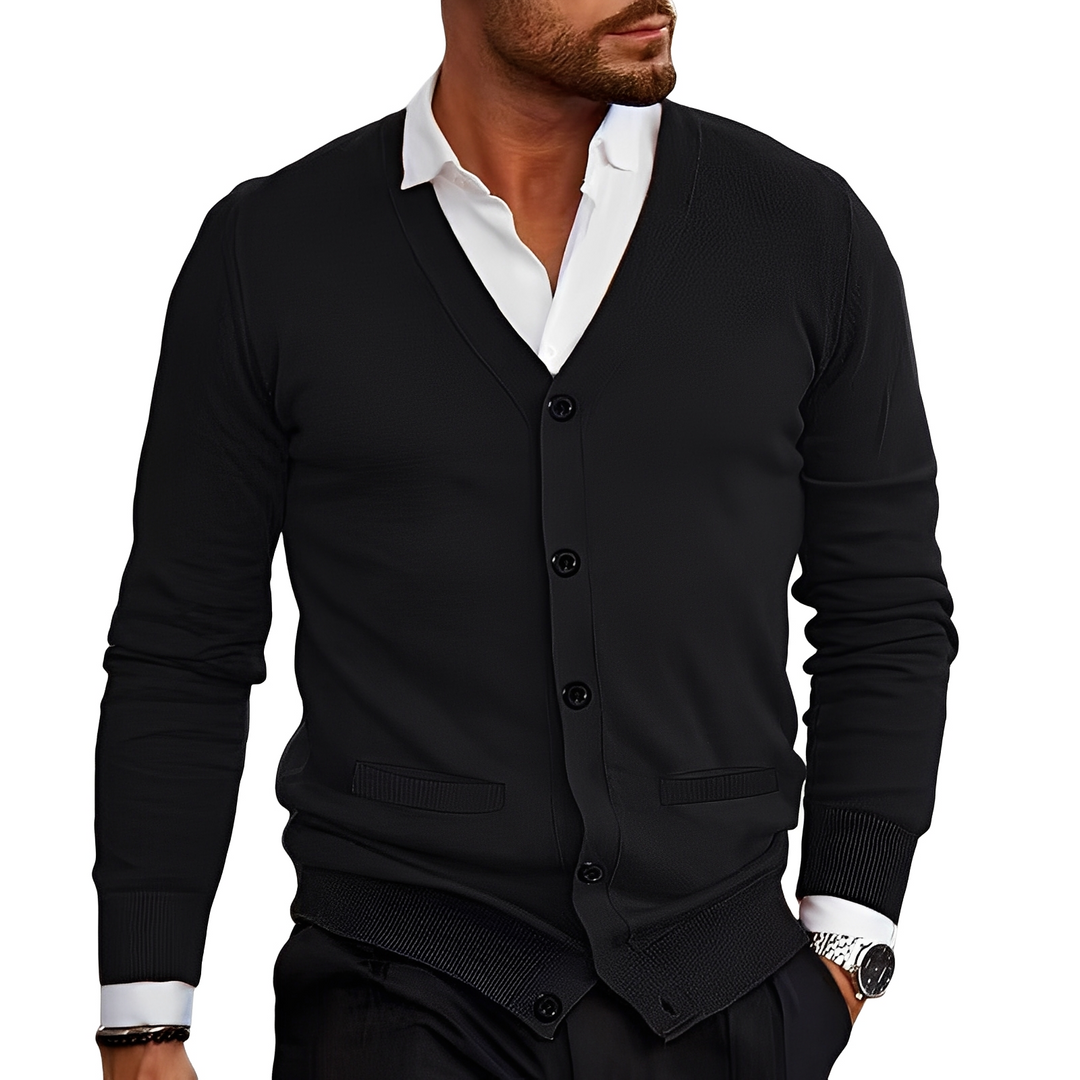 Kyler - Eleganter Herren-Cardigan mit Knöpfen