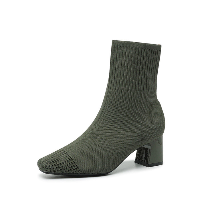 Elisha - Bequeme, warme Damenstiefel mit Absatz