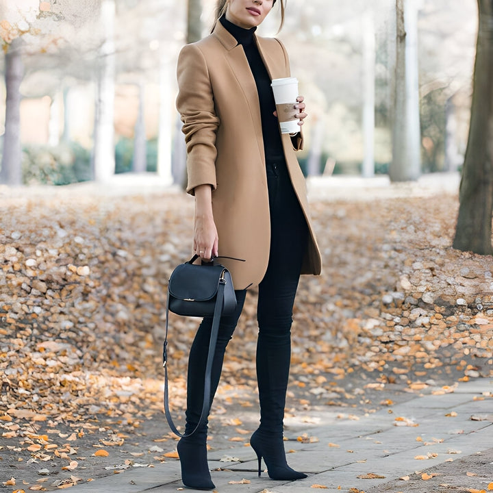 Jazmin - Bequemer, farbenfroher Wollblazer für Damen