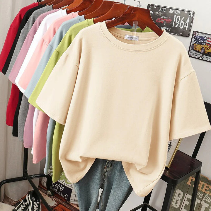 Arabella - Komfortables, lockeres Damen Baumwoll-T-Shirt