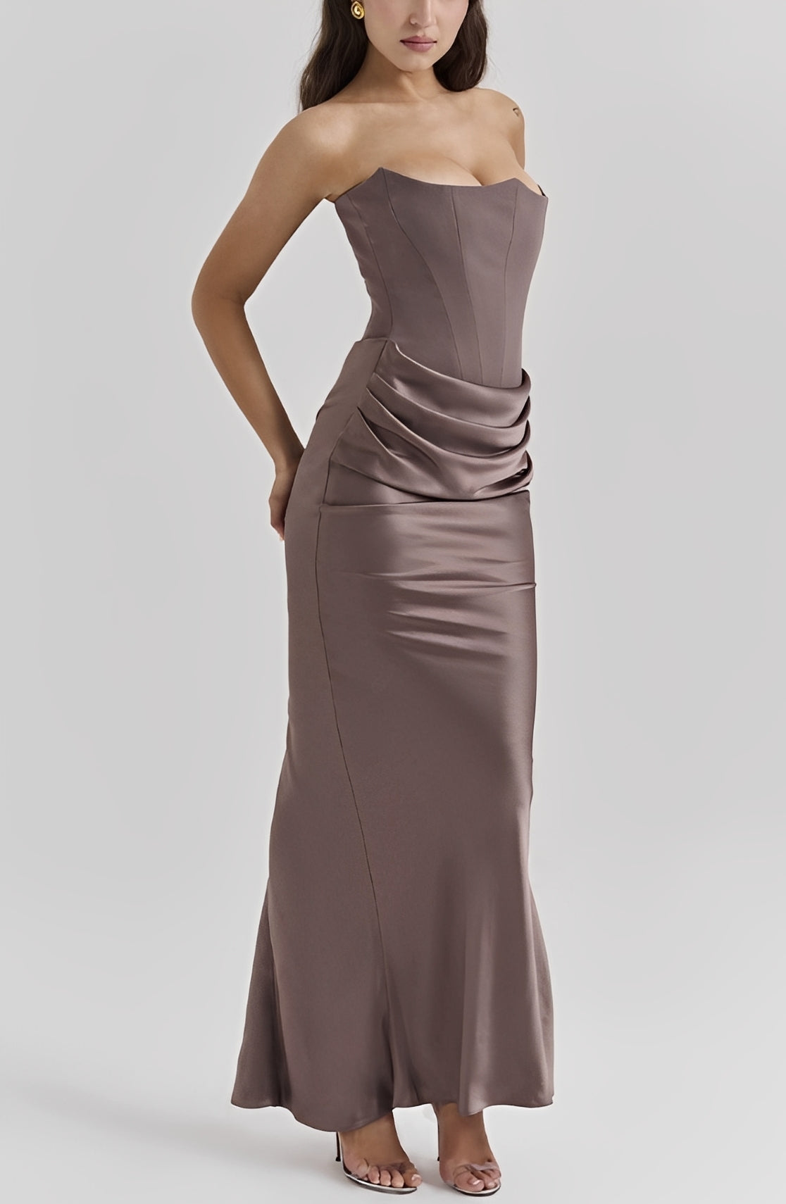 Julie - Stilvolles, eng anliegendes Korsettkleid für Damen