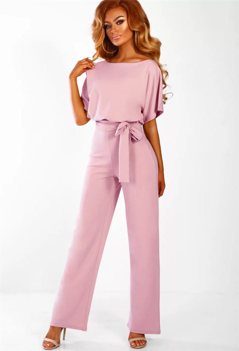 Arline - Eleganter Damen-Jumpsuit mit Bindegürtel