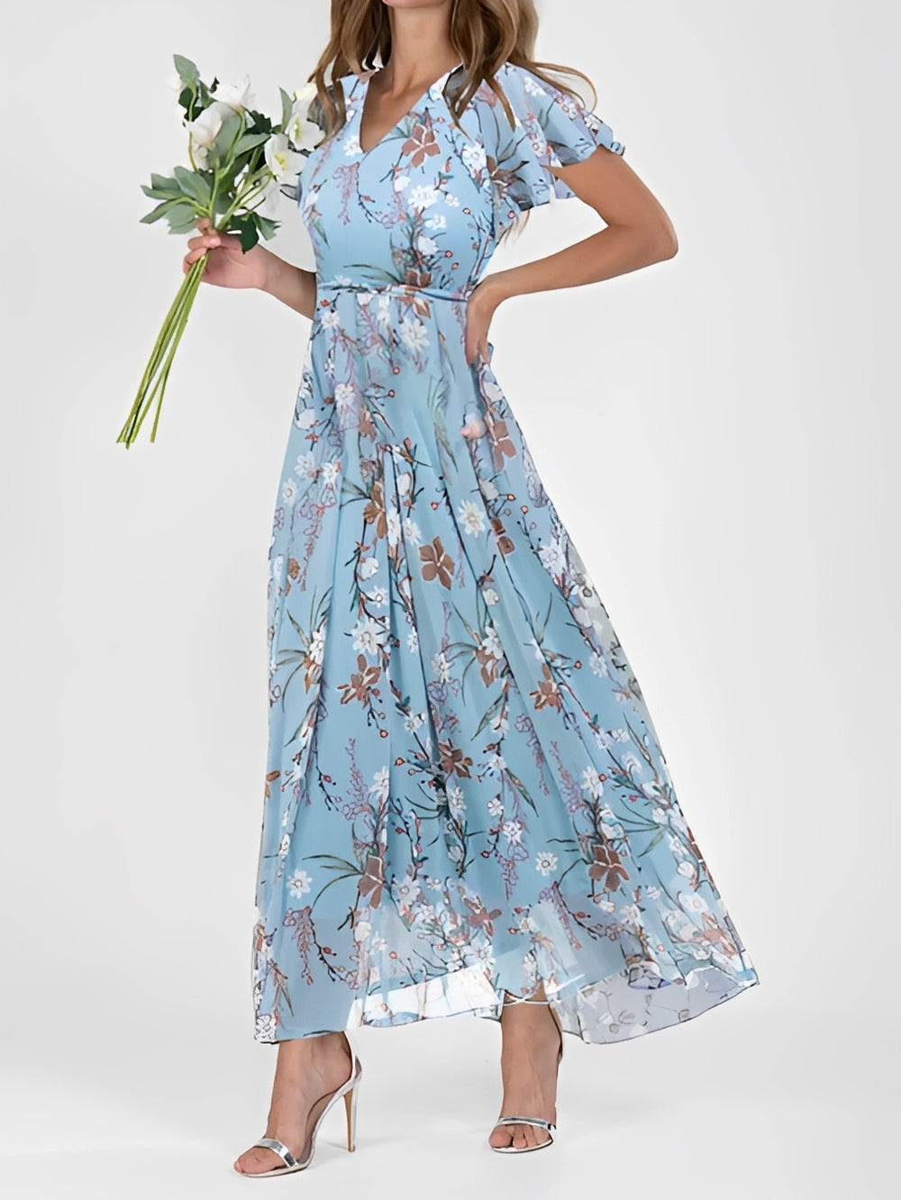 Eliza - Bequemes Damenkleid mit Blumenmuster