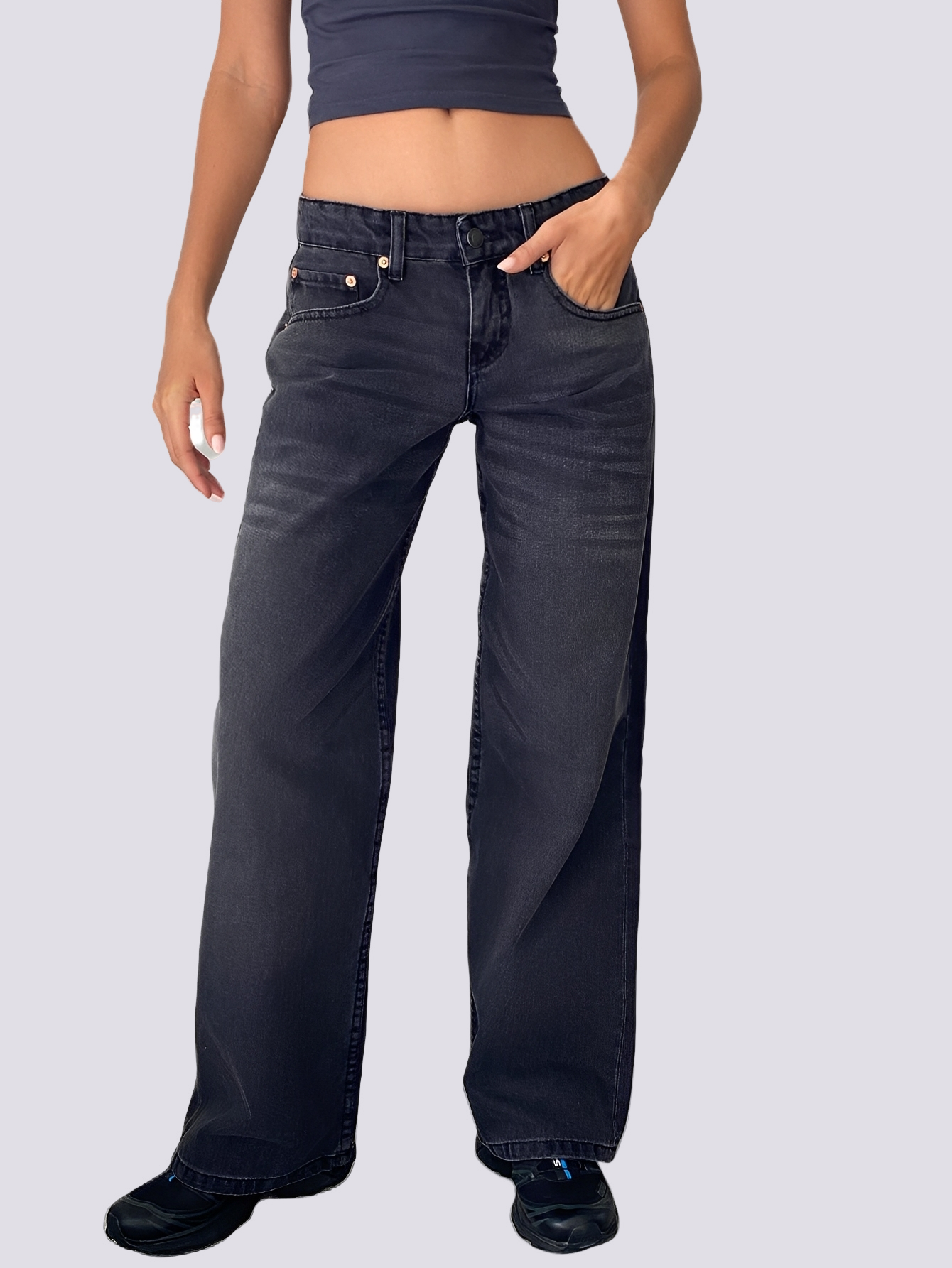 Isabel - Bequeme Hüftjeans mit geradem Schnitt für Damen