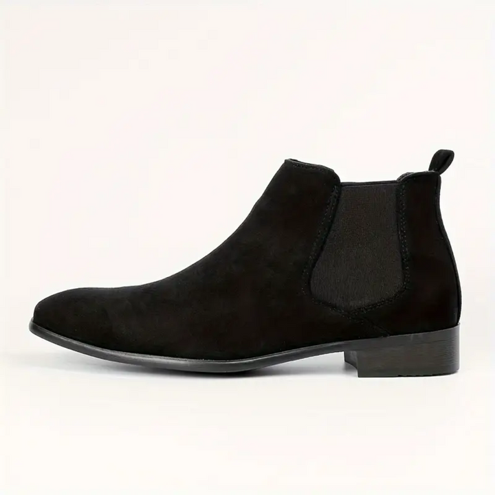 Dario – Chelsea-Stiefel aus Echtem Leder mit Niedrigem Absatz
