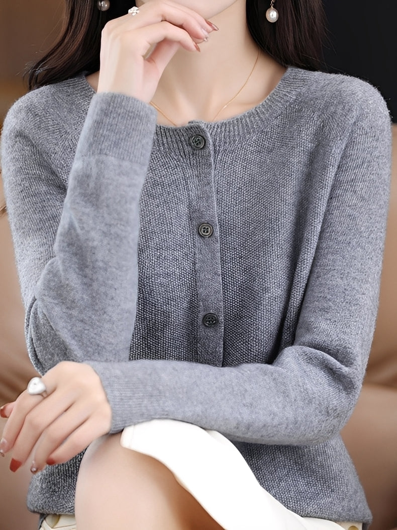 Arabella - Komfortabler, locker geschnittener Wollpullover für Damen