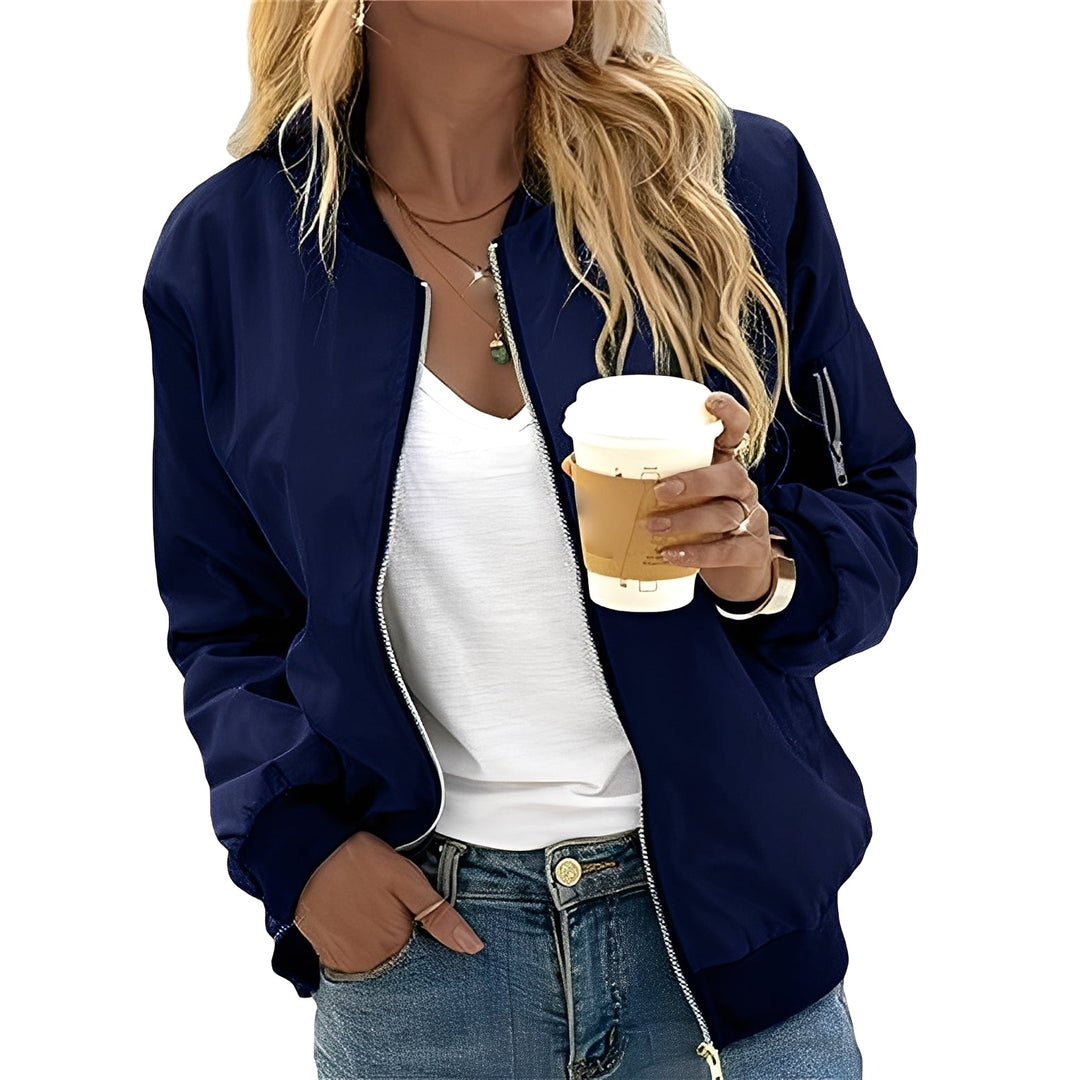 Shirlee - Bequeme Damen-Bomberjacke im Retro-Stil