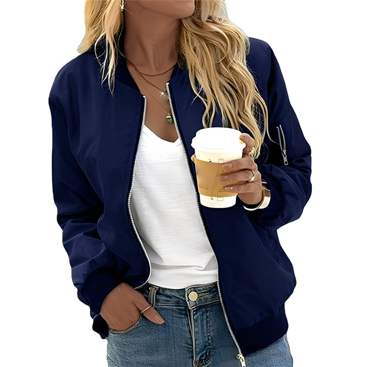Shirlee - Bequeme Damen-Bomberjacke im Retro-Stil