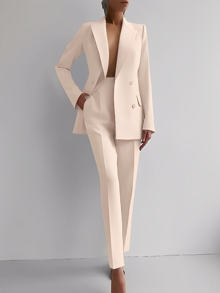 Nydia - Schickes Slim-Fit-Ensemble mit Blazer und Hose für Damen