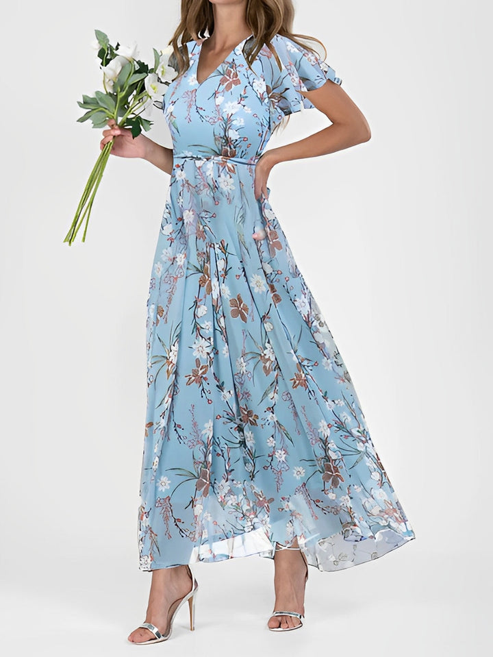 Giselle - Schickes Midikleid mit Blumenmuster für Damen