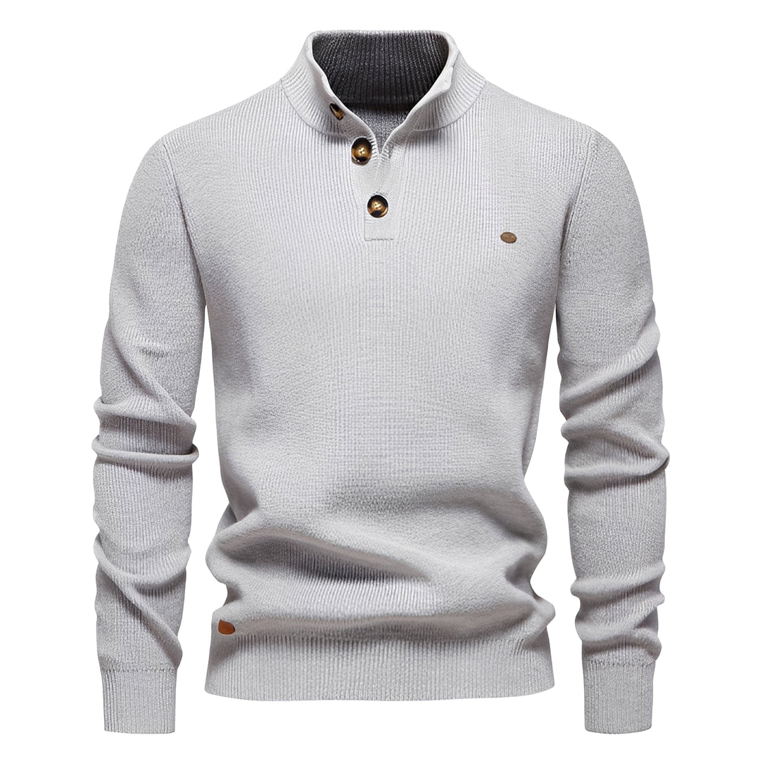 Royston - Bequemer Pullover für Herren mit Viertelreißverschluss