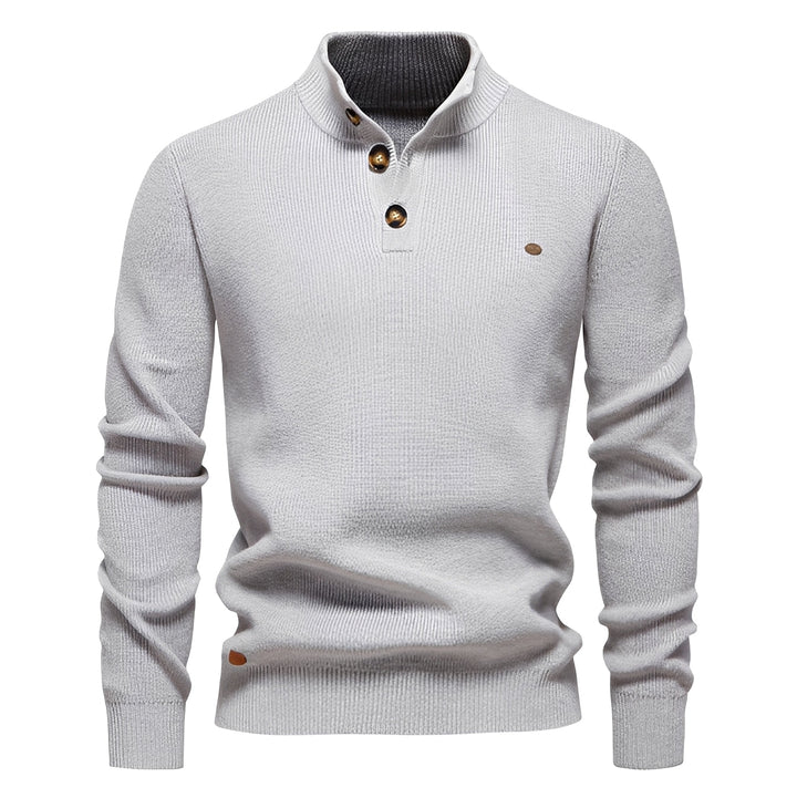 Royston - Bequemer Pullover für Herren mit Viertelreißverschluss