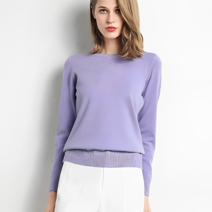 Carmella - Bequemer und weicher Damenpullover aus Strick