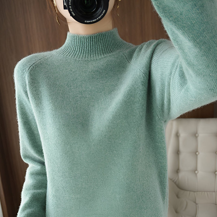 Ulyssa - Eleganter Damen-Kaschmir-Rollkragenpullover