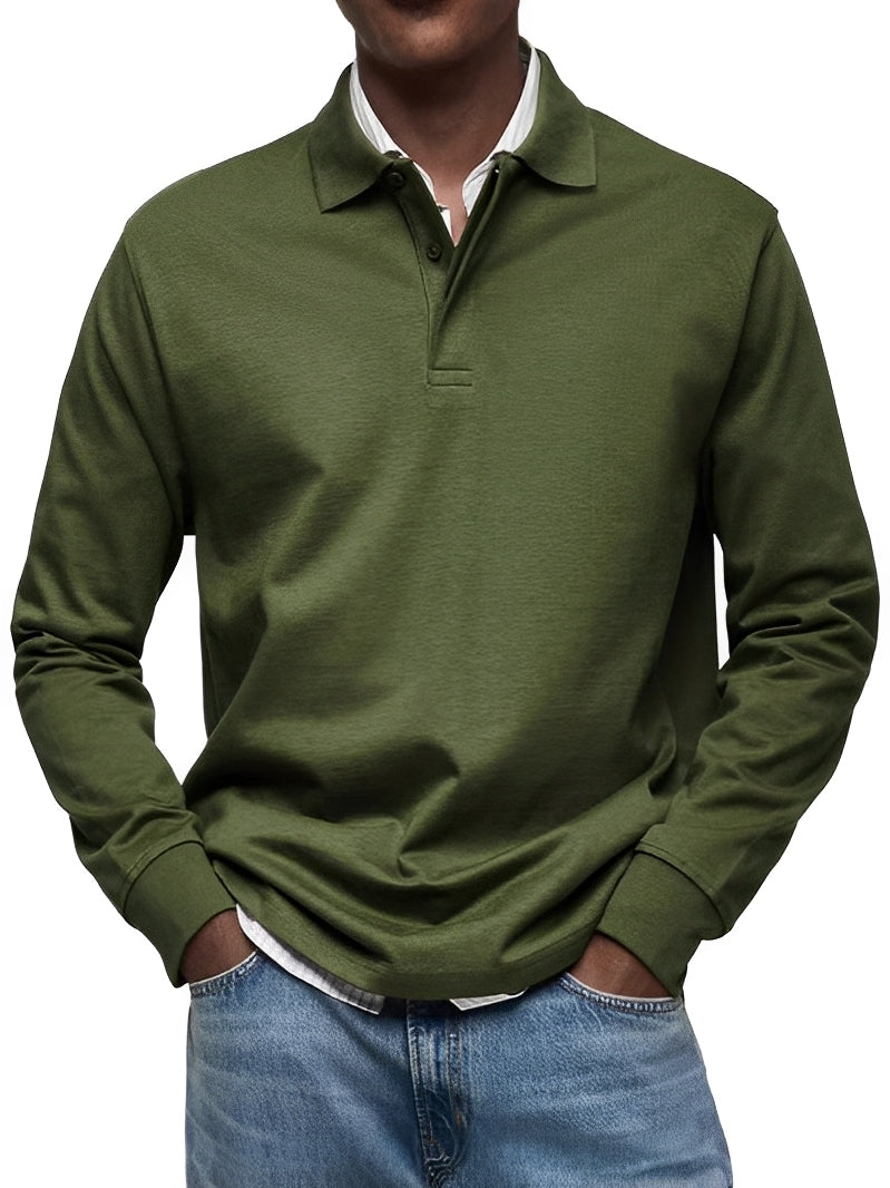 Willis - Eleganter Herrenpullover mit Knöpfen