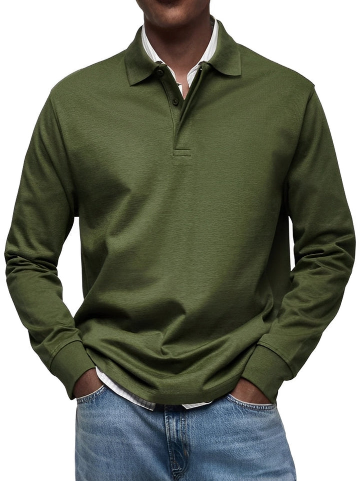 Willis - Eleganter Herrenpullover mit Knöpfen
