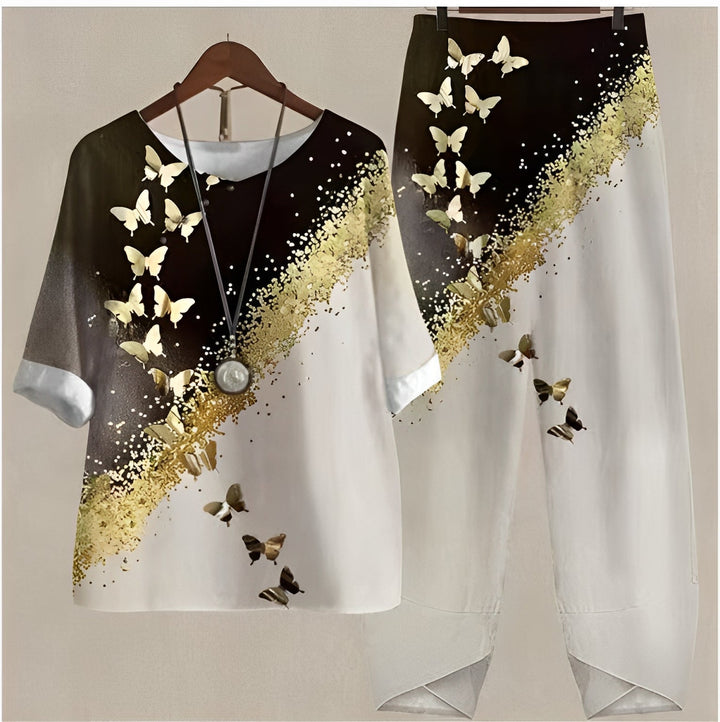 Samsa - Elegantes, lockeres Sommeroutfit für Damen