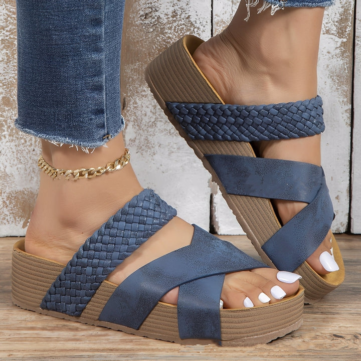 Kerry - Schicke, bequeme gewebte Frauensandalen