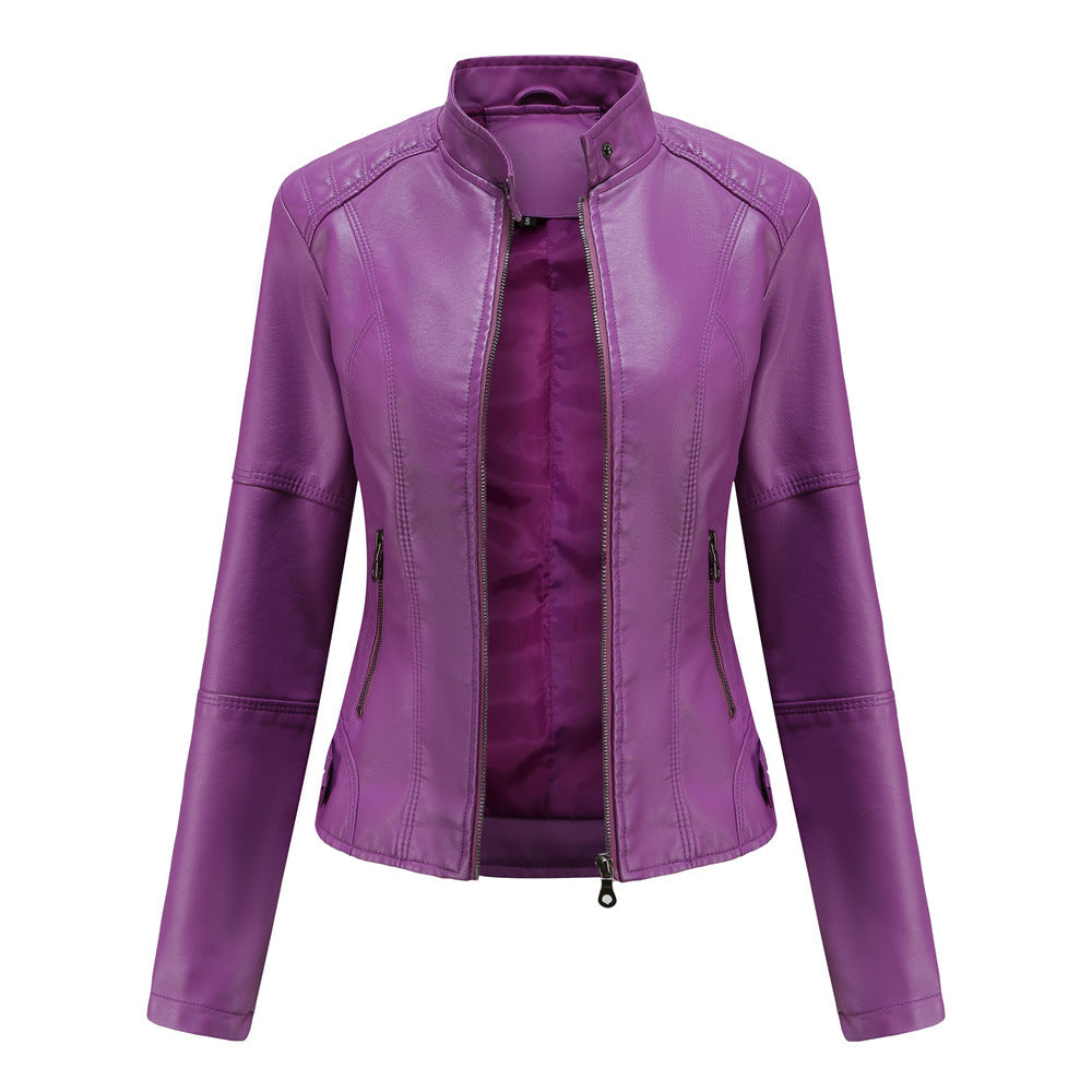 Martha - Elegante, taillierte Damenlederjacke