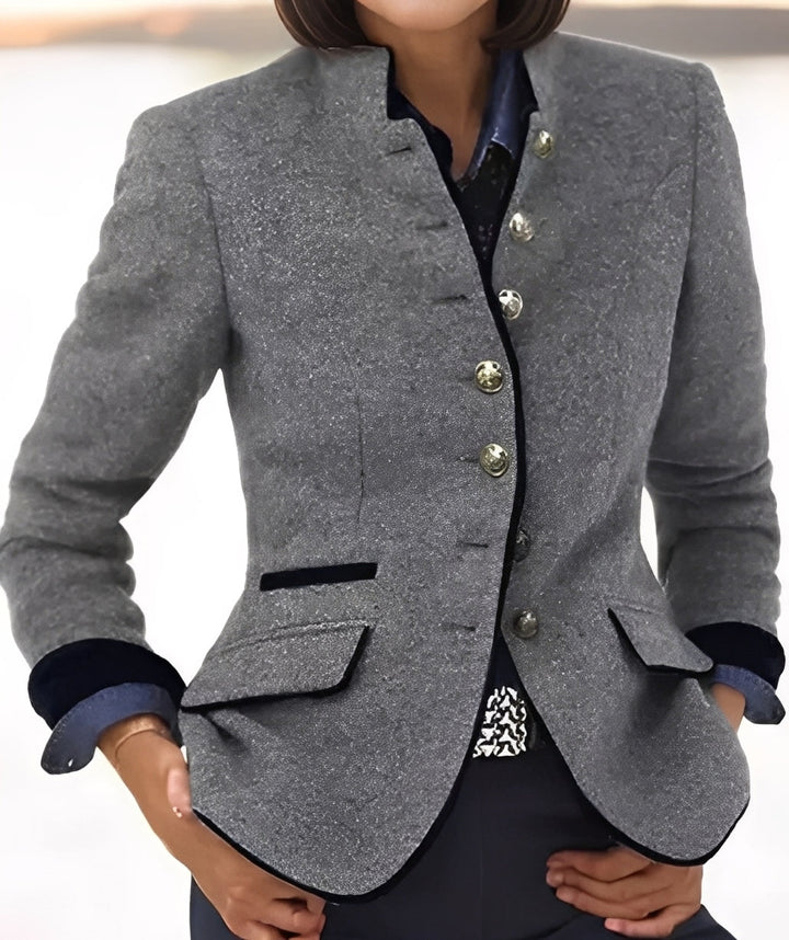 Kaelyn - Zeitgemäße Damenjacke mit Taschen für den täglichen Gebrauch