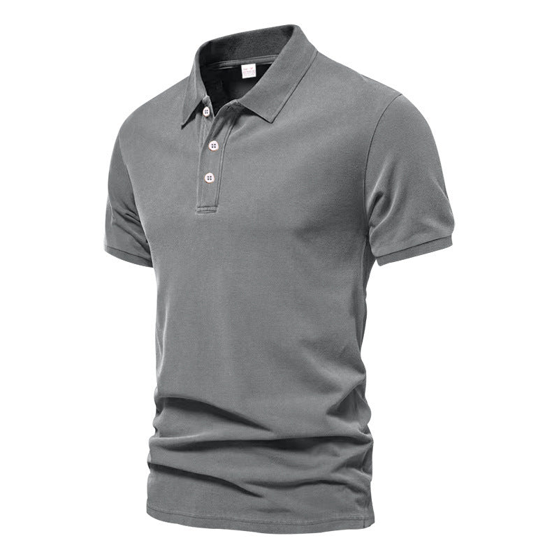 Evans - Bequemes Herren-Kurzarm-Poloshirt