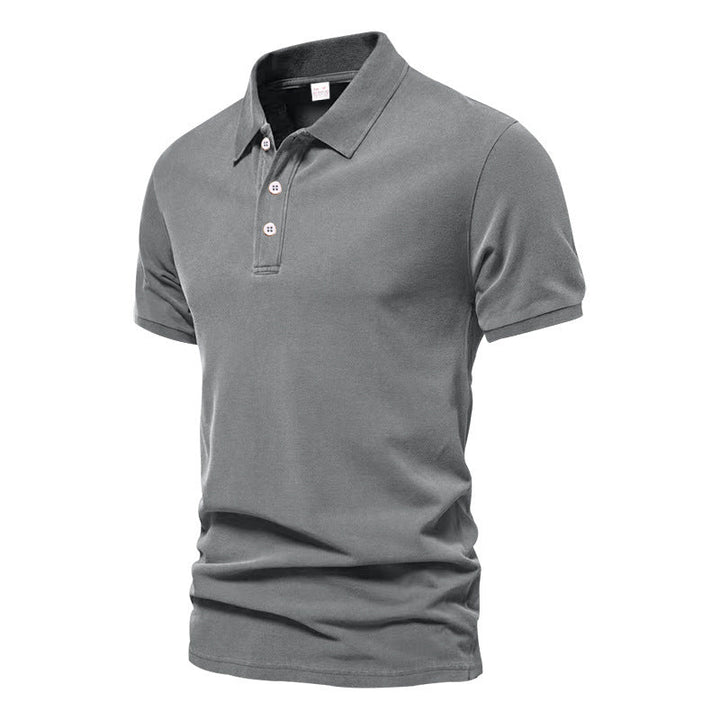Evans - Bequemes Herren-Kurzarm-Poloshirt