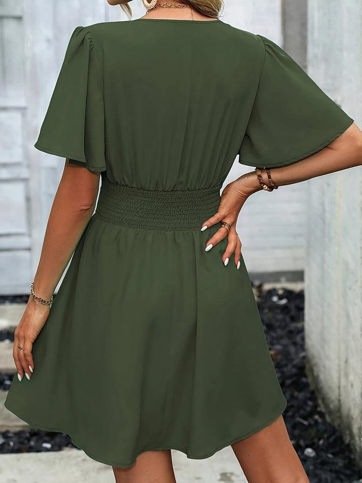 Cressida – Kleid mit Geraffter Taille und Elegantem Charme