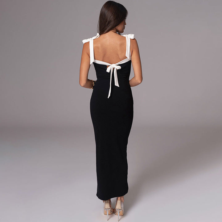 Ava - Zeitloses Sheath-Kleid mit Bindebändern