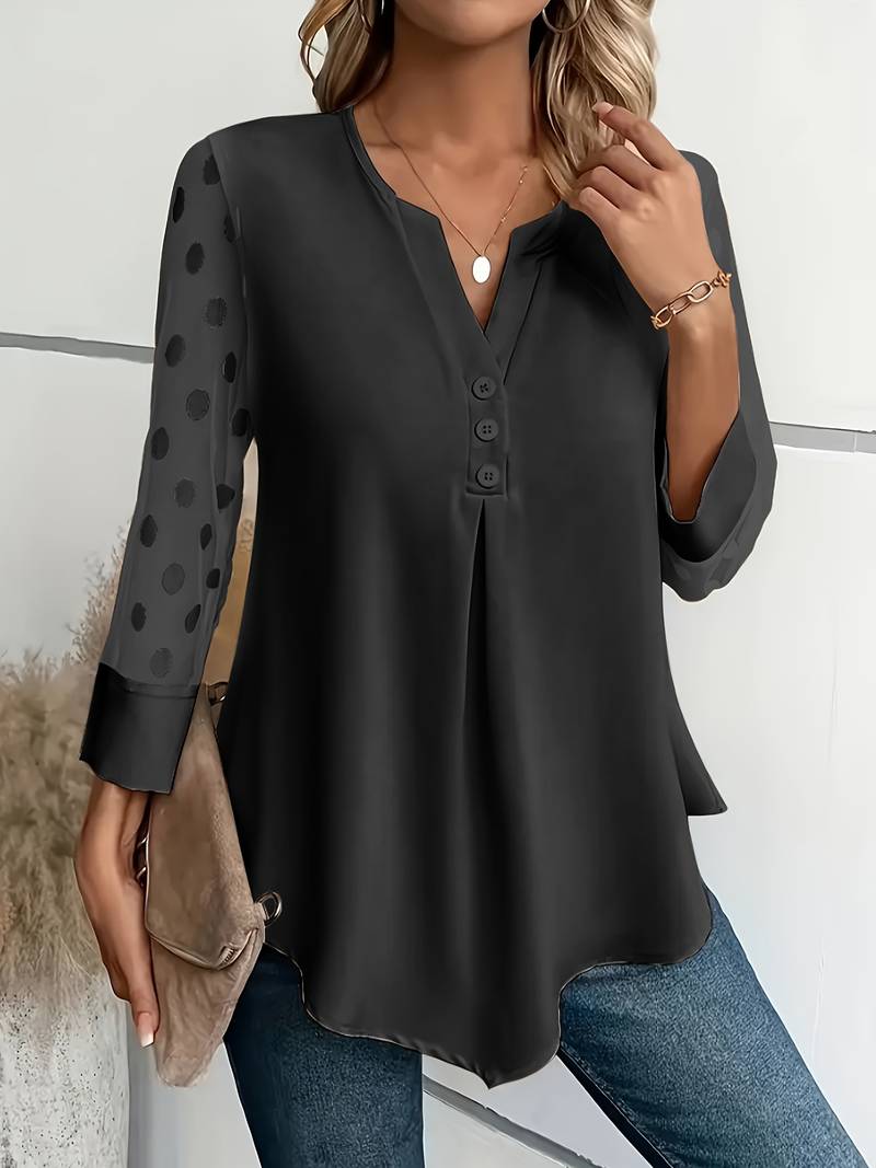 Alyssa - Elegantes und Bequemes Langarm-Top
