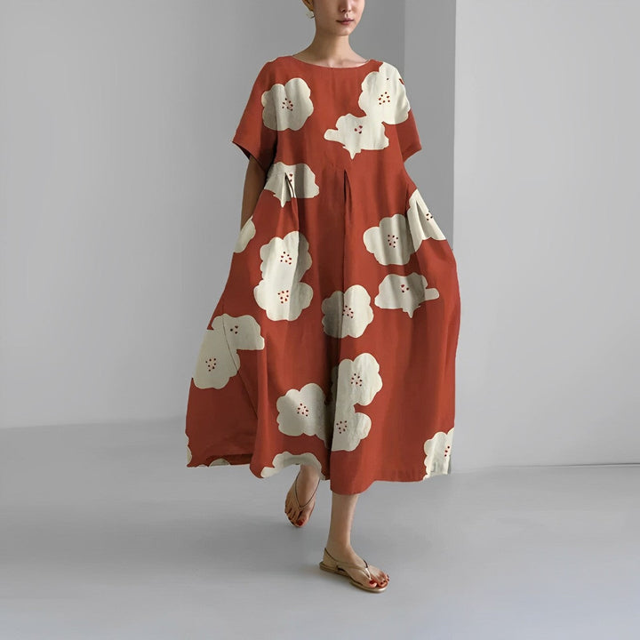 Chenoa - Damenblumenkleid, Komfortabel & Sommerlich