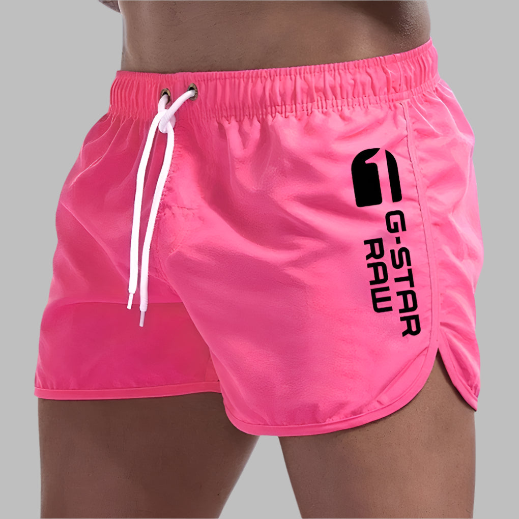 Adrien – Einfarbiger Badeanzug für Herren Sommer