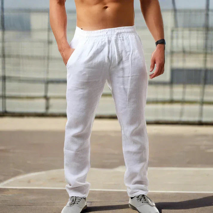 Albert - Elegante Leinenhose für Herren
