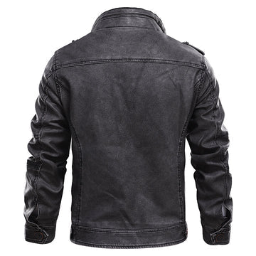 Franky - Klassische Männer Lederjacke