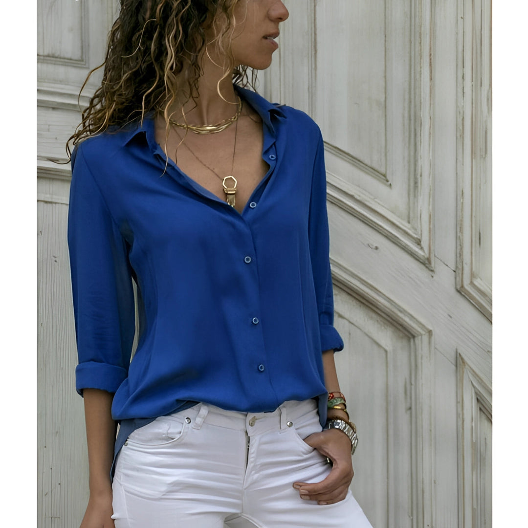 Delilah - Elegante Damen-Seidenbluse