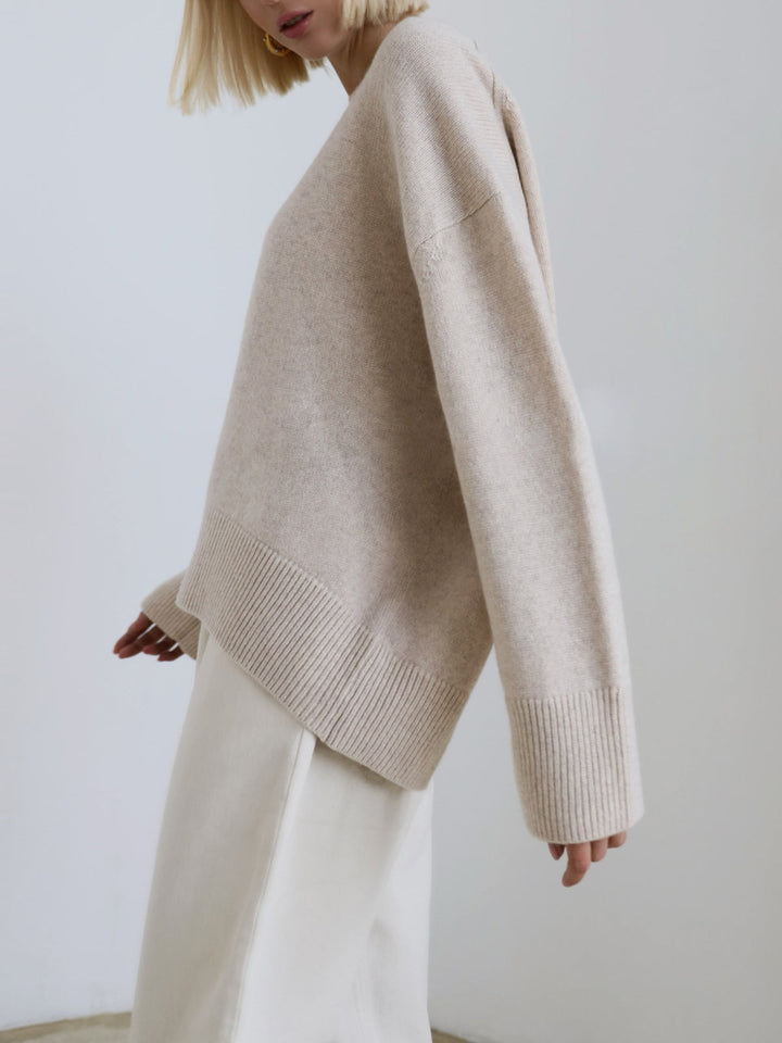 Amara – Übergrößen Pullover „Zuckerwatte“