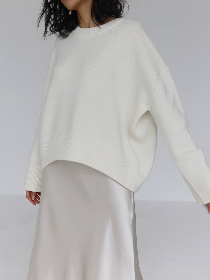 Amara – Übergrößen Pullover „Zuckerwatte“