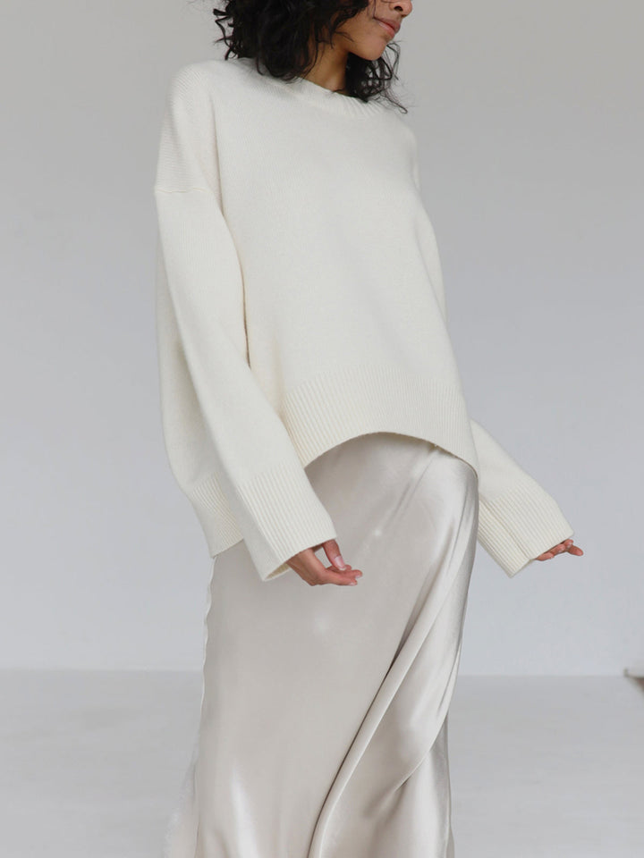 Amara – Übergrößen Pullover „Zuckerwatte“