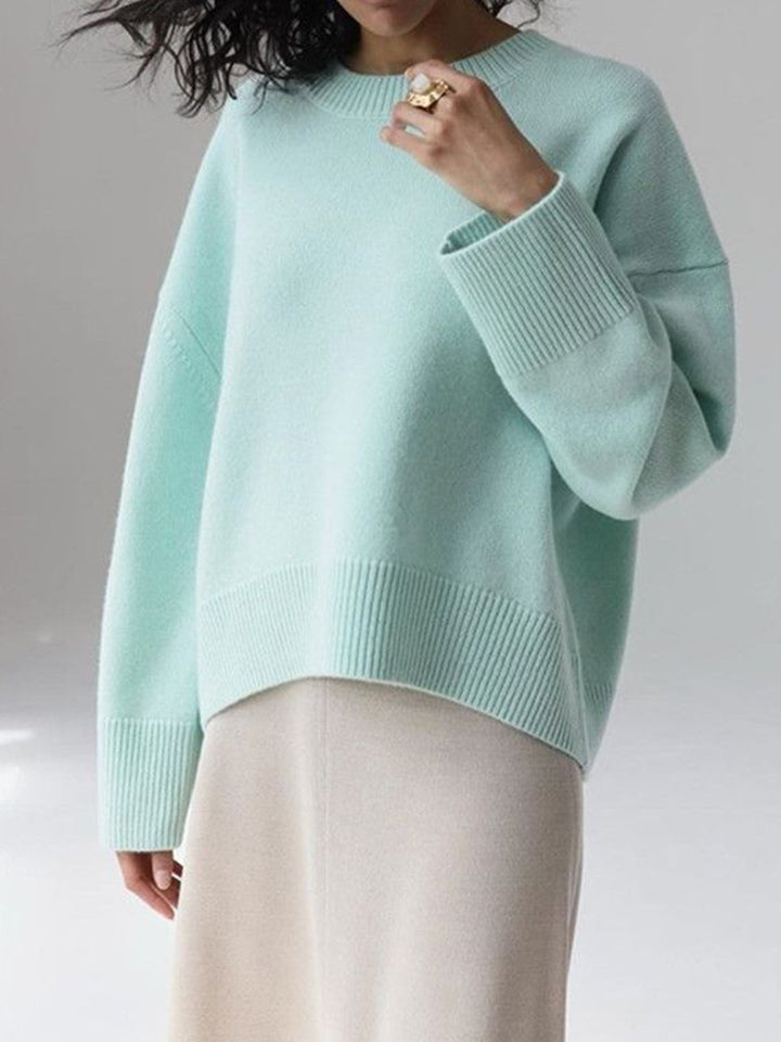 Amara – Übergrößen Pullover „Zuckerwatte“