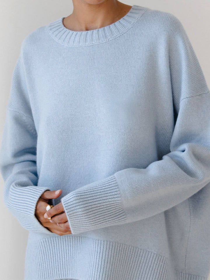 Amara – Übergrößen Pullover „Zuckerwatte“