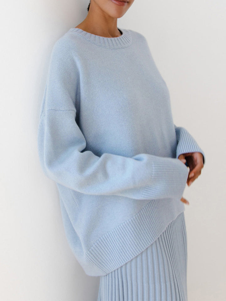 Amara – Übergrößen Pullover „Zuckerwatte“