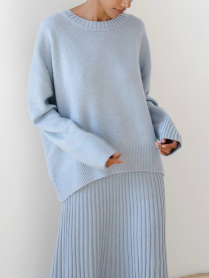 Amara – Übergrößen Pullover „Zuckerwatte“