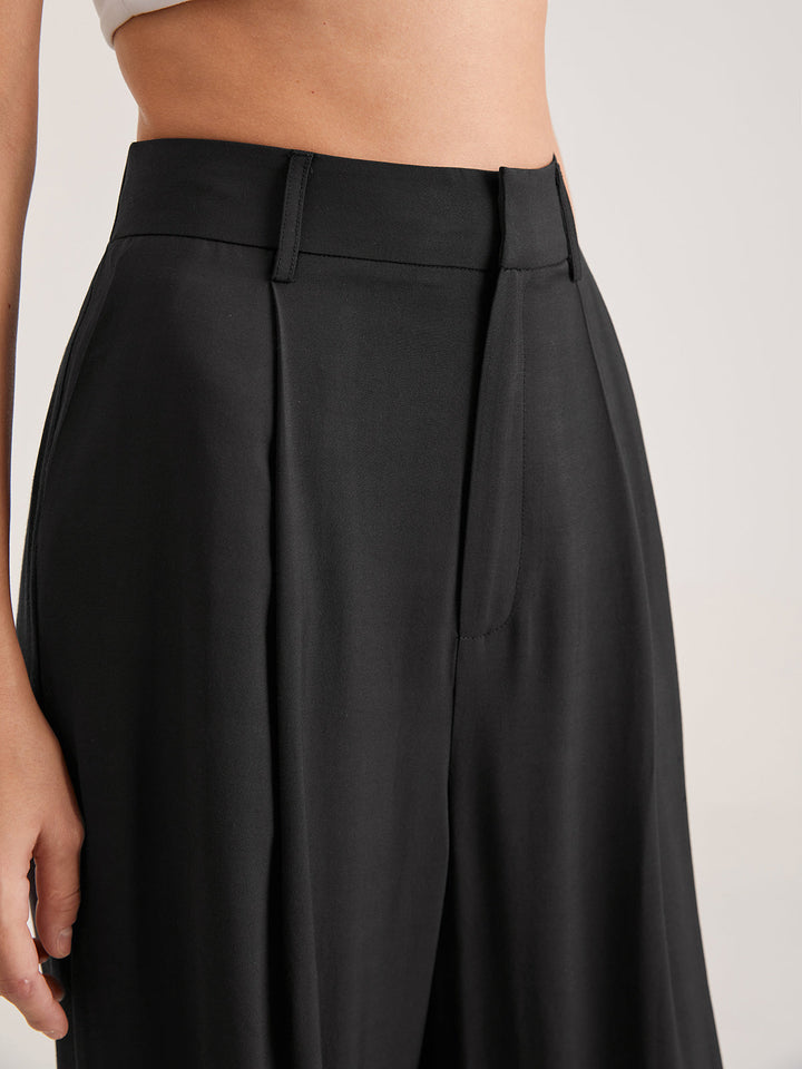 Nadia – Hochtaillierte Faltenhose