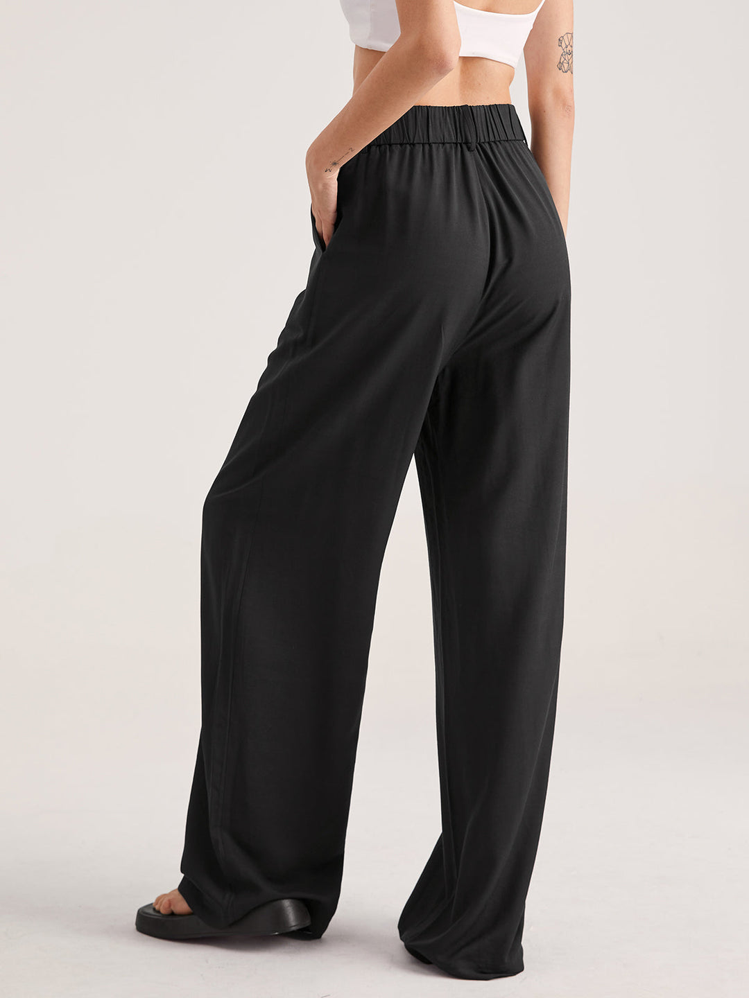 Nadia – Hochtaillierte Faltenhose