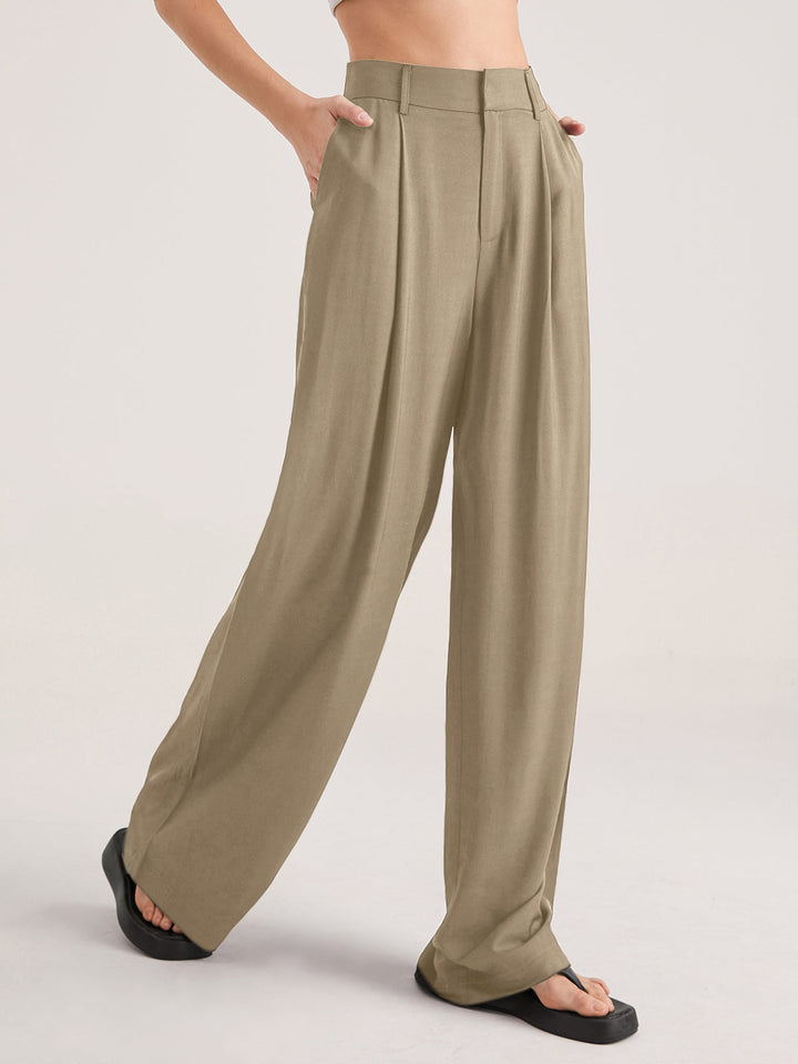 Nadia – Hochtaillierte Faltenhose