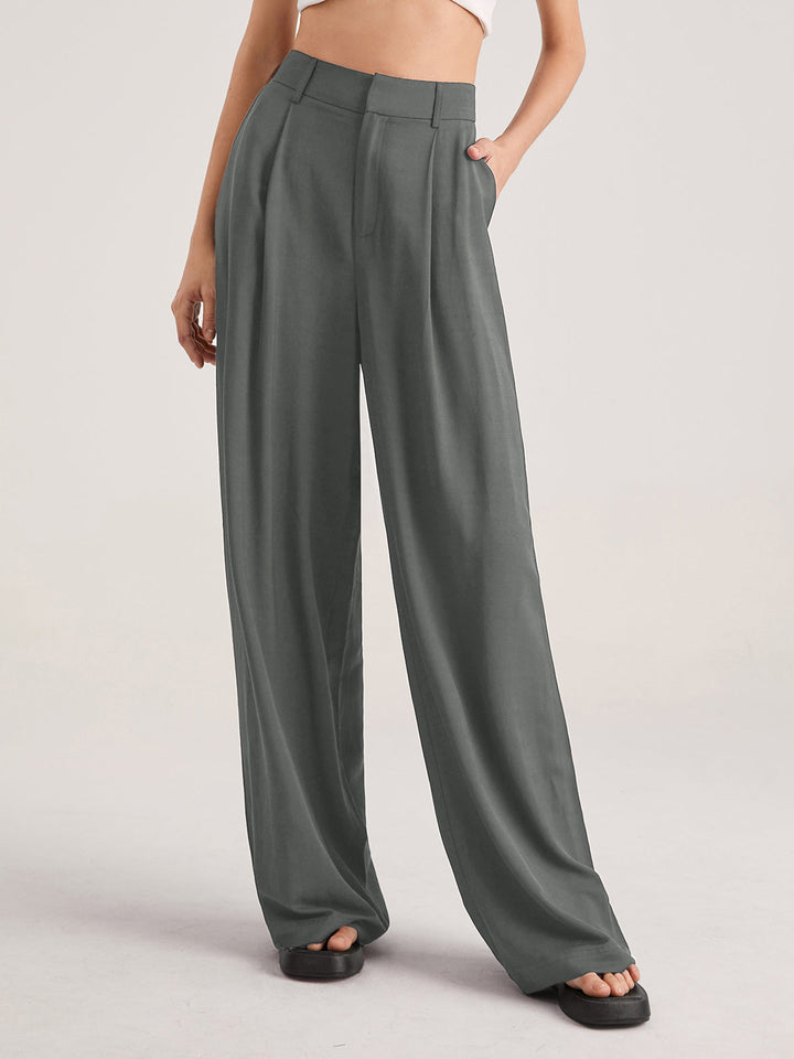 Nadia – Hochtaillierte Faltenhose