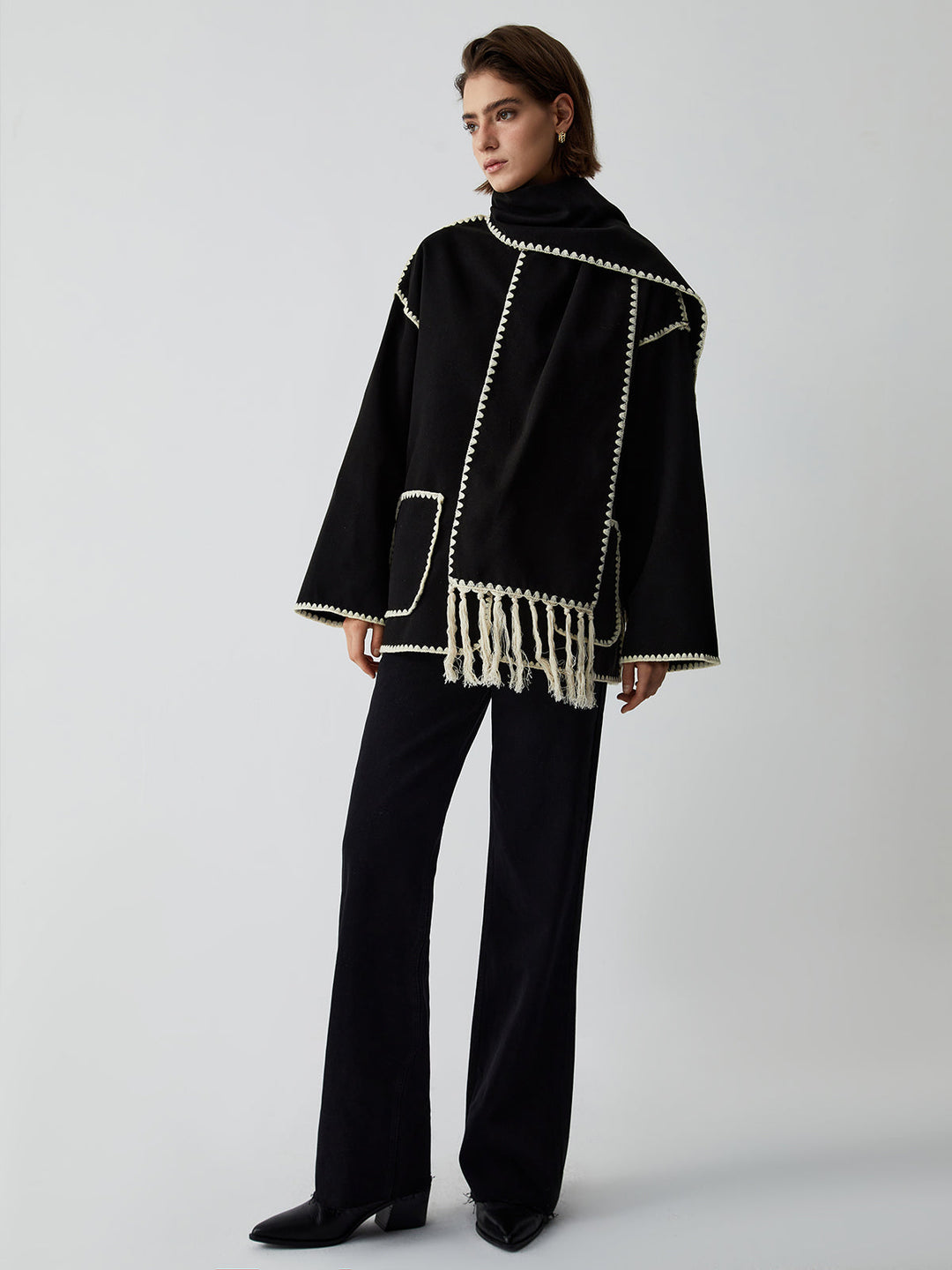Elodie – Jacke mit Schal