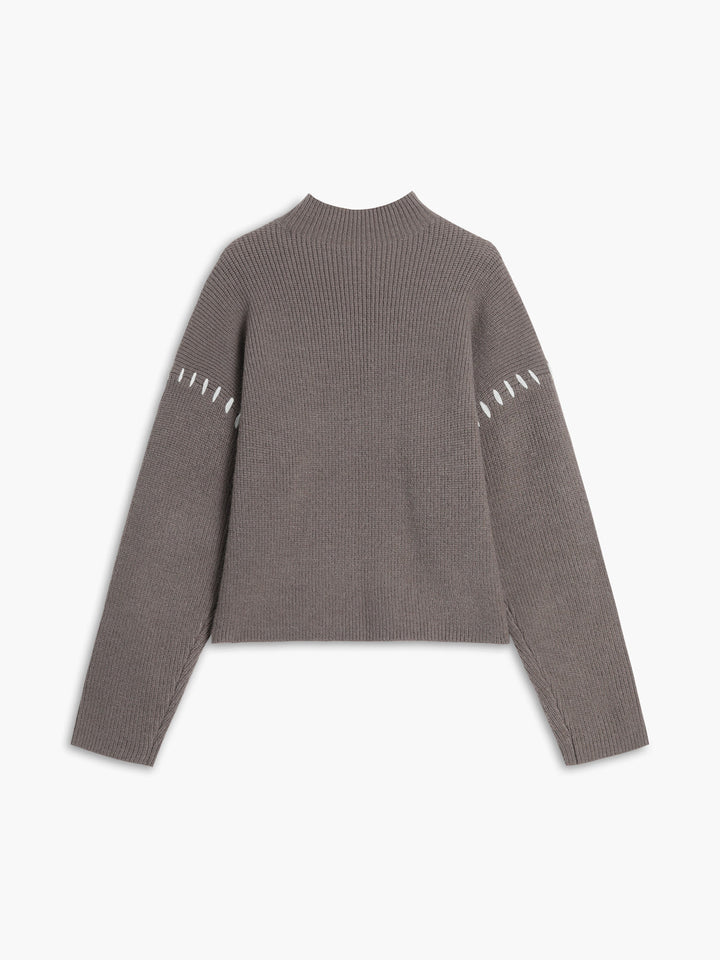 Theresa – Weit geschnittener Rollkragenpullover