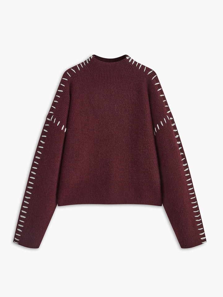Theresa – Weit geschnittener Rollkragenpullover