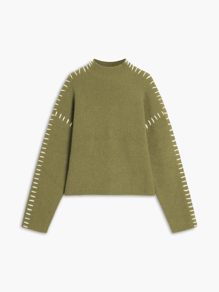 Theresa – Weit geschnittener Rollkragenpullover